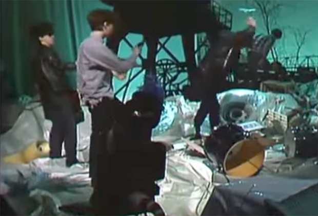 Выступление The Jesus and Mary Chain на бельгийском телевидении, 1985 год