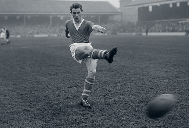 Second Division 1956 / 1957 Middlesbrough's Brian Clough Clough scored 40 goals in all competitions and was the club's top scorer as he would be for the next four seasons Brian Clough 1956/7 season Sport