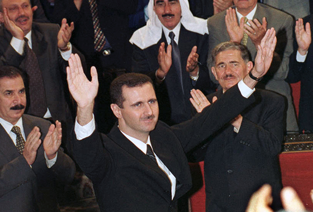 Башар Асад во время инаугурации