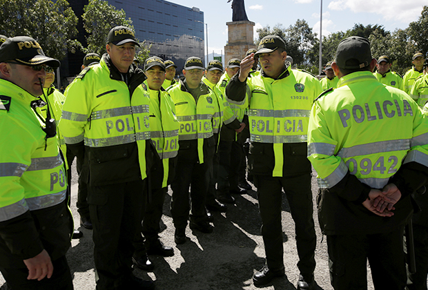 Колумбийские полицейские