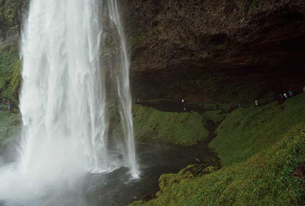 Водопад Сельяландсфосс, Исландия, Южный регион