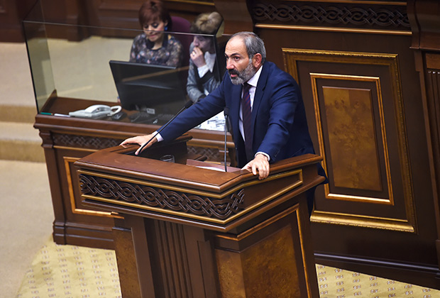 Никол Пашинян в парламенте