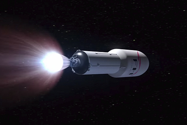 Вторая ступень и головная часть Falcon 9