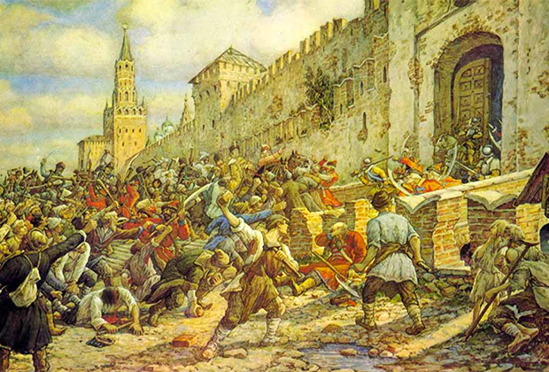 В июне 1648 года разгневанные повышением налогов и цен на соль жители Москвы вышли на Красную площадь и устроили массовые беспорядки.