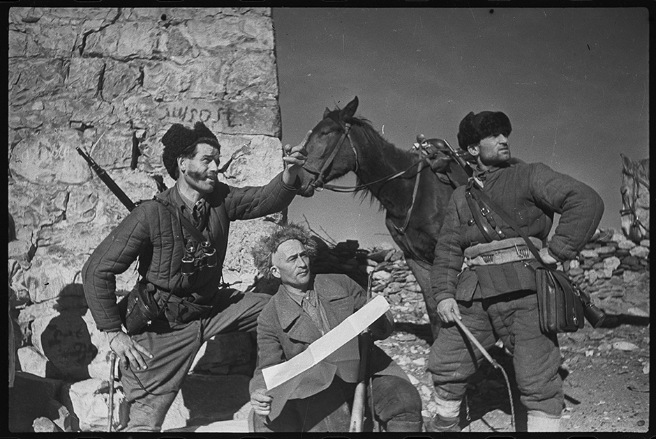 Партизаны на Кавказе. Северная Осетия, 1942.
