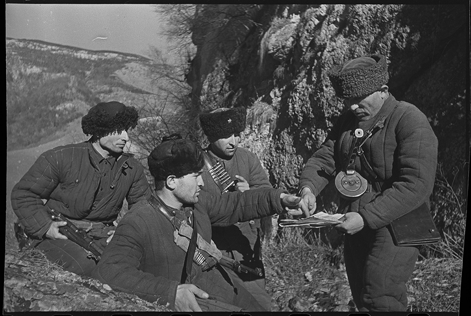 Партизаны Северного Кавказа. Северная Осетия, 1942.