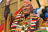 Свитером президент Боливии Эво Моралес подчеркивает свои левые политические взгляды, а пончо и шерстяной шапкой — индейское происхождение. 