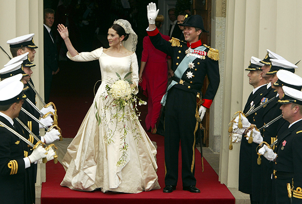 Датский кронпринц Фредерик с невестой принцессой Мэри
