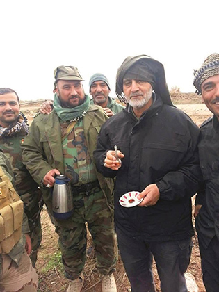 Сулеймани во время одной из операций против боевиков «Исламского государства»