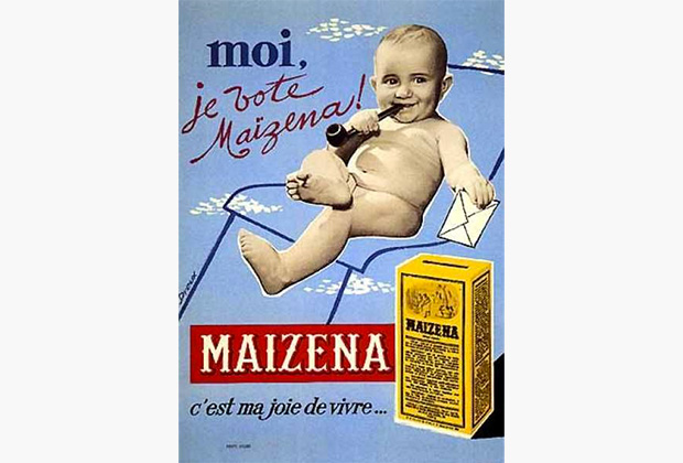 Ребенок в табачной рекламе, 1930-е годы