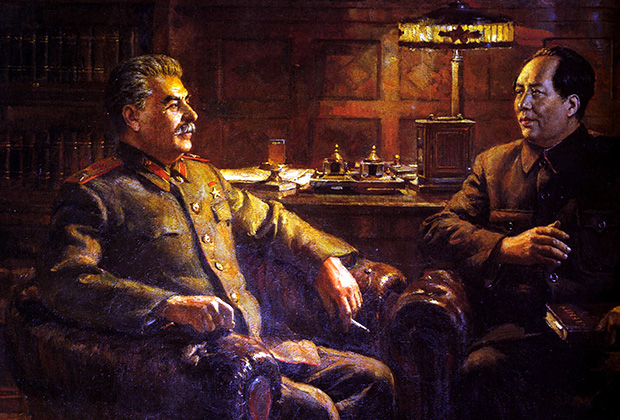 Иосиф Сталин и Мао Цзэдун