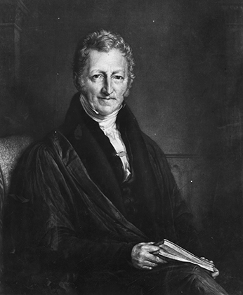 English economist and philosopher, Thomas Malthus