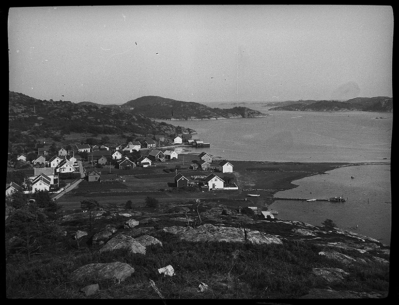 Панорама берега, где базировались немецкие подразделения. Норвегия, 1940 год.