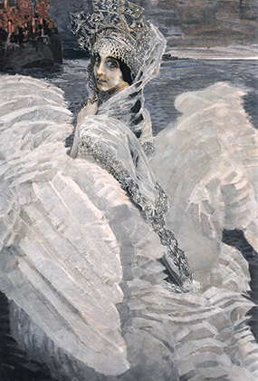 Картина «Царевна-лебедь» на основе костюма героини оперы Римского-Корсакова «Сказка о царе Салтане»