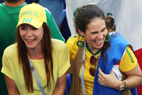 Болельщицы сборной Бразилии
