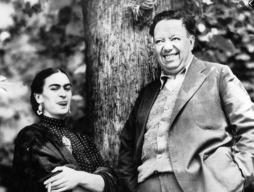 Кало вышла замуж за художника Диего Риверу, который был старше нее на 21 год. С Риверой она познакомилась еще до аварии — он расписывал стены в школе, где она училась. 
