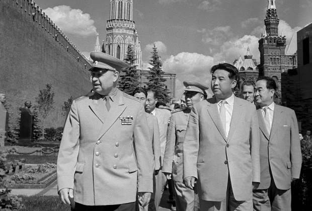 Ким Ир Сен на Красной площади в Москве, 1961 год