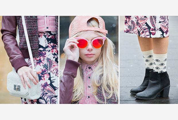 Юный инфлюэнсер Саманта Сассон на Нью-Йоркской неделе моды 2015 года позирует в вещах, вдохновленных хиппи и бохо-стилями. 