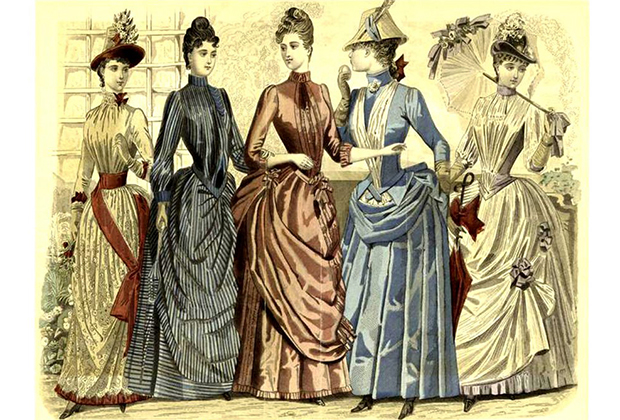 Парижские моды 1888 года