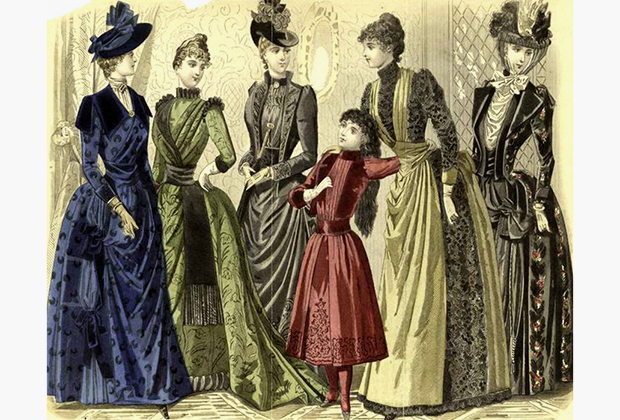 Парижские моды 1889 года