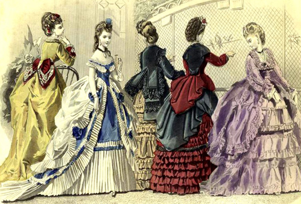 Парижские моды, вторая половина XIX века
