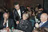 Бывший мэр Лондона сэр Кен Ливингстон, Иосиф Кобзон и бывший мэр Москвы Юрий Лужков с женой Еленой Батуриной во время благотворительного ужина, посвященного старому Новому году по русскому обычаю в ресторане The Brewery. Лондон, 2006 год.