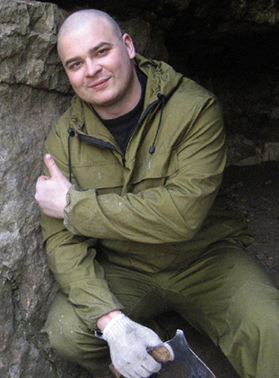 Лидер ультранационалистической молодежной организации «Формат-18» Максим Марцинкевич (Тесак). 2006 год