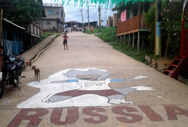 Даже в отдаленных деревнях Бразилии местные стараются не упустить новости с Чемпионата мира по футболу