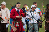 Участники соревнований в стрельбе из лука на Всемирных играх кочевников-2016.