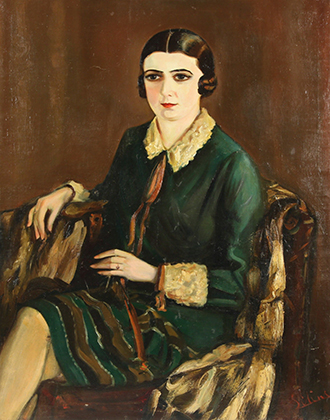 Портрет Лили Брик кисти Александра Силина (1921)