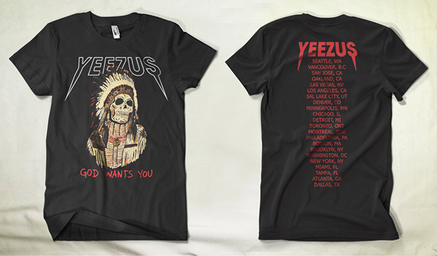 Для написания логотипа Yeezus использовался тот же шрифт, что и у логотипа группы Metallica. 