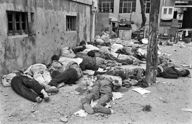 Жертвы массового убийства на острове Чеджу. 1948 год