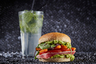 Бургер с тунцом — одно из блюд меню Burger Heroes 