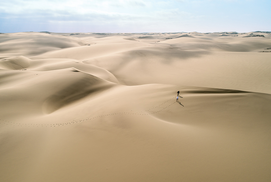 «Empty Quarter (дословно — «пустой квартал» — прим. «Ленты.ру») — это, конечно, название пустыни, которая находится на Аравийском полуострове. Но оно так соответствует ландшафту национального парка "Берег Скелетов"!» — считает автор снимка.