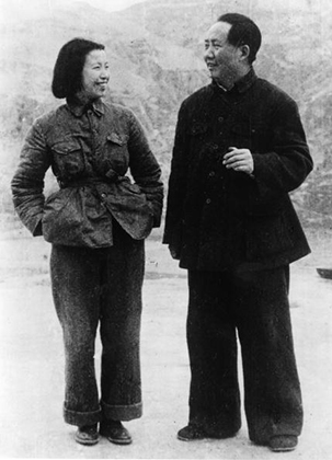 Мао Цзэдун с последней женой Цзян Цин