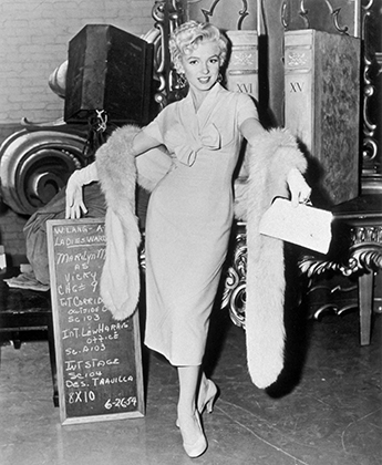 Мэрилин на пробах к фильму There's No Business Like Show Business («Нет лучше бизнеса, чем шоу-бизнес»), 1954 год