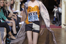 Тема панка переодически всплывала и в творчестве Вивьен Вествуд. Например, в прическах моделей во время показа коллекции весна-лето 2010 осенью 2009 года во время недели моды в Париже. 