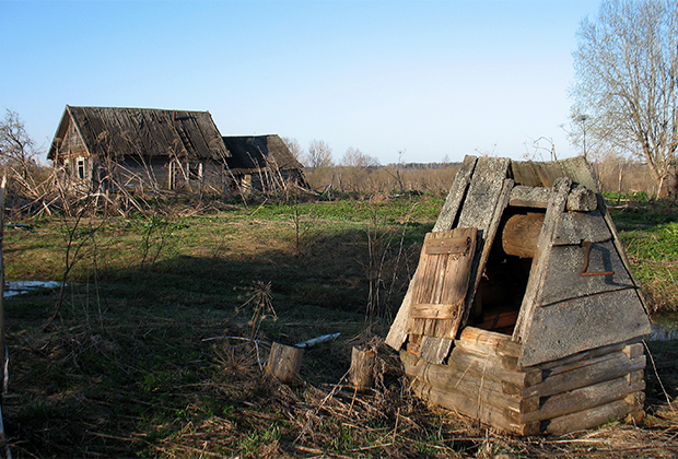Тверская область, деревня Подсосенье в двух верстах от Берново