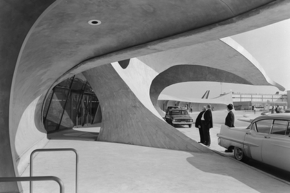 Терминал аэропорта Айдлуайлд, Нью-Йорк, США, 1962 год. Проект Ээро Сааринена