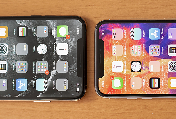 iPhone Xs Max и iPhone X