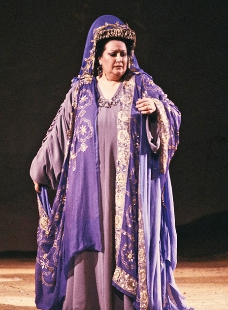 Выступление Монсеррат Кабалье в Мадриде. Опера «Аида» Верди.