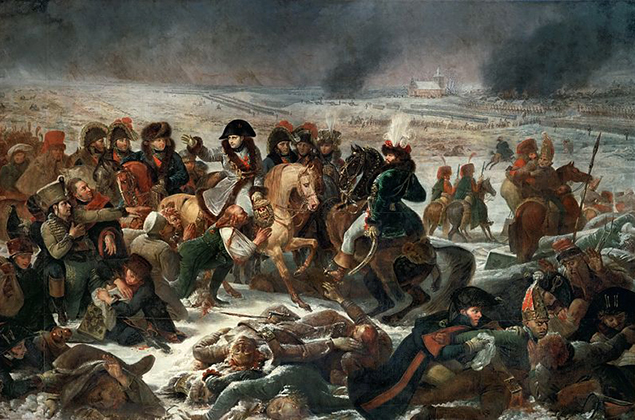 Антуан-Жан Гро «Наполеон на поле битвы при Прейсиш-Эйлау». 1808