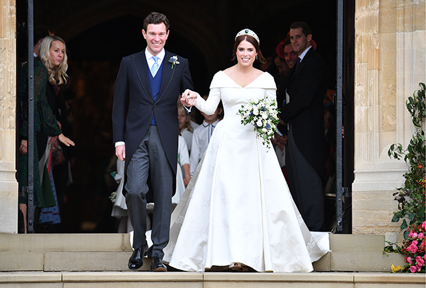 Свадьба принцессы Евгении и Джека Бруксбэнка в часовне Святого Георгия в Виндзорском замке, 12 октября 2018 года 