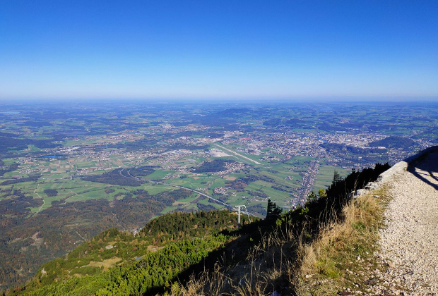 Вид на Зальцбург с горы Унтерсберг
