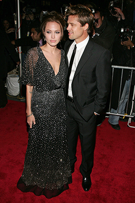 Анджелина Джоли и Брэд Питт в 2006 году