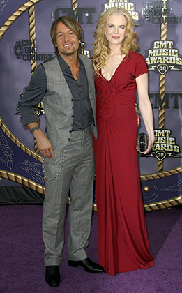 Кидман с мужем Кейтом Урбаном на вручении премии Country Music Television Awards, 2008 год