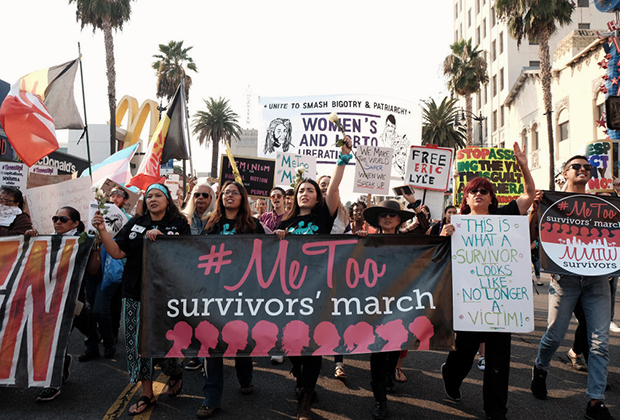 Марш движения #MeToo в ноябре 2018 года, Голливуд