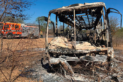 В загоревшемся автобусе погибли 42 человека