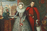 Марина Мнишек и Лжедмитрий I в Москве. Компанию царю и царице на этом портрете составили арап, пес и обезьяна — так в XVII веке представляли себе первостатейную роскошь в Европе. 