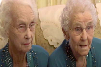 102-летние близнецы раскрыли секрет своего долголетия